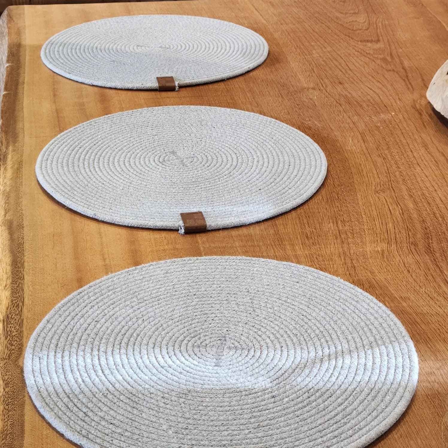 Sousplat Redondo Algodão de Corda