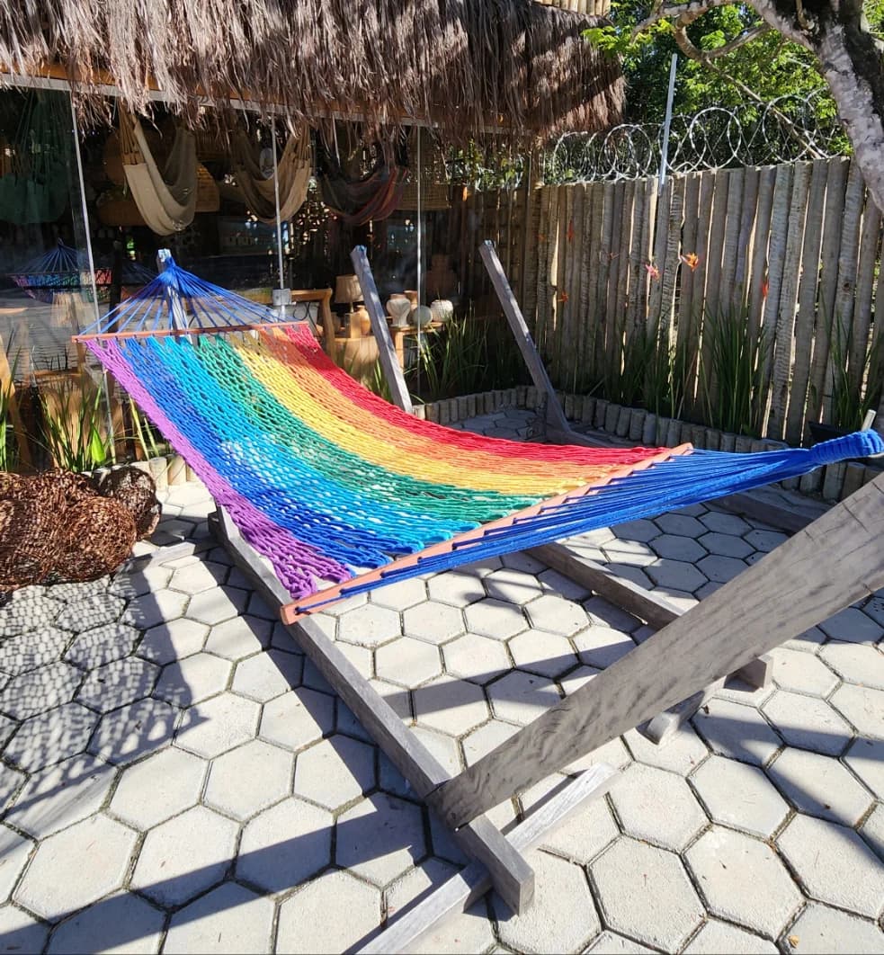 Rede Arco-íris de Corda - Modelo Bigbrother.