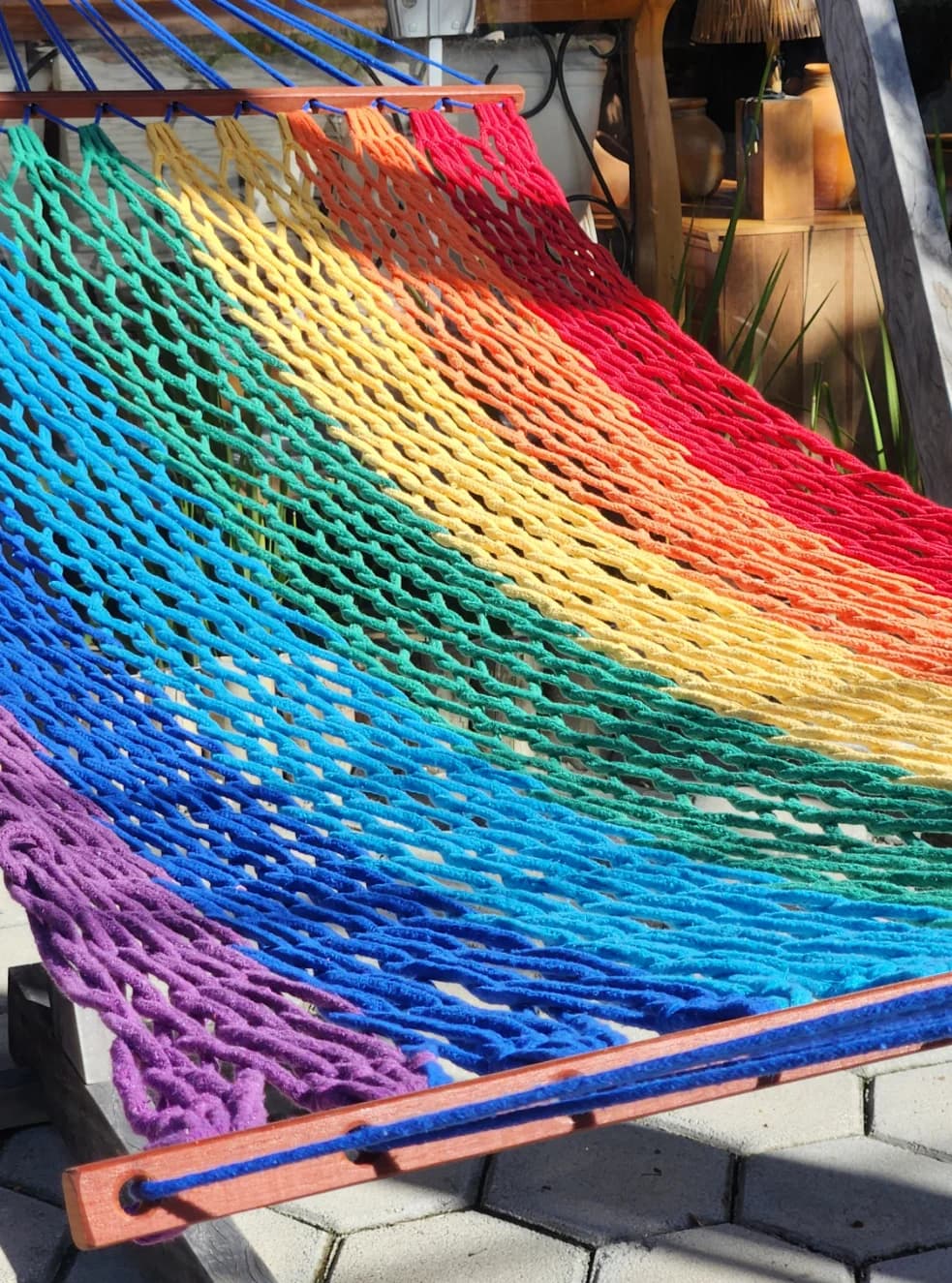 Rede Arco-íris de Corda - Modelo Bigbrother.