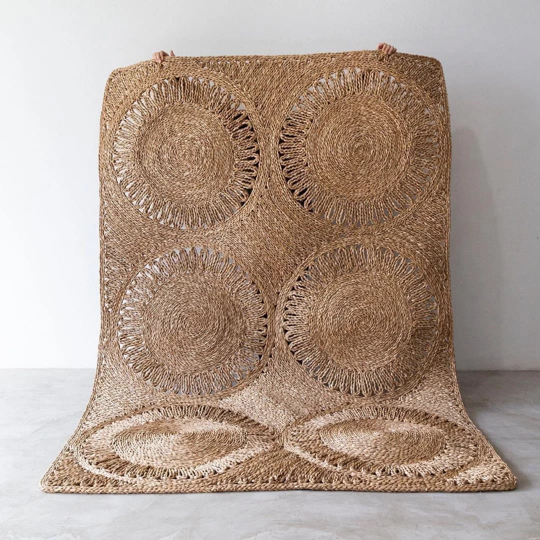 Tapete Trançado Taboa 2x3m.