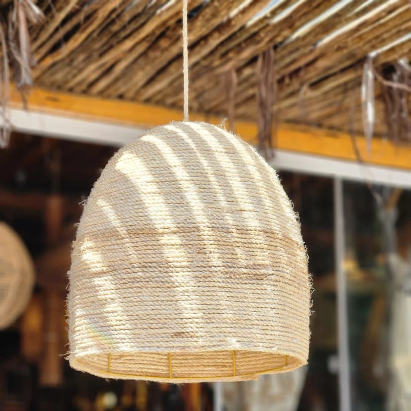 Luminária Cúpula Sisal