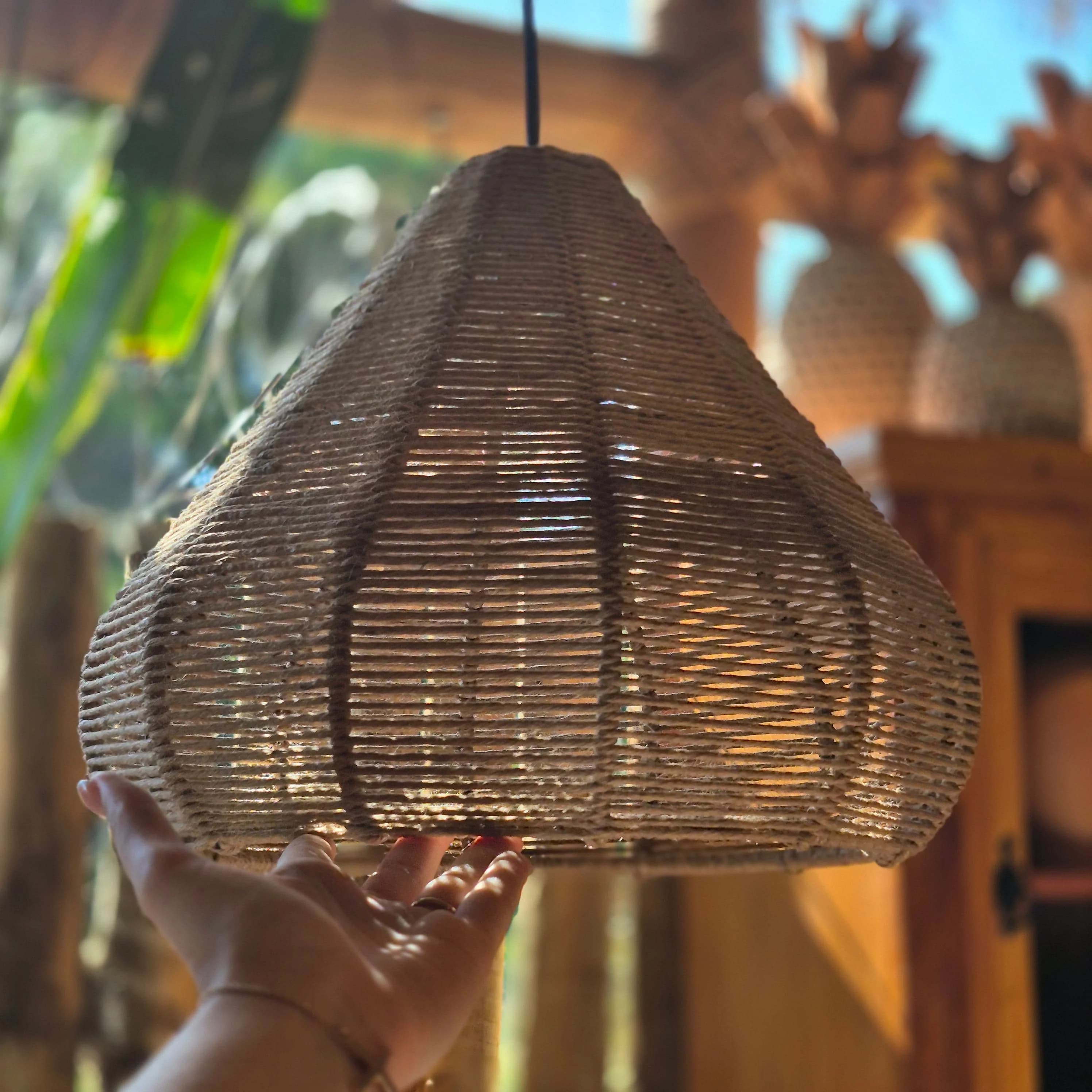 Luminária Rami Coxinha PS-14 33cmx36cm