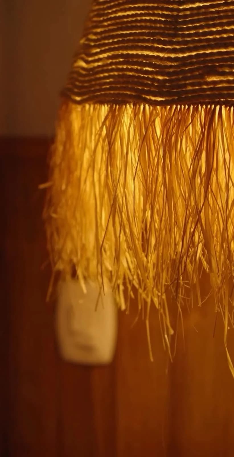 Luminária Cone em Corda de Sisal 2
