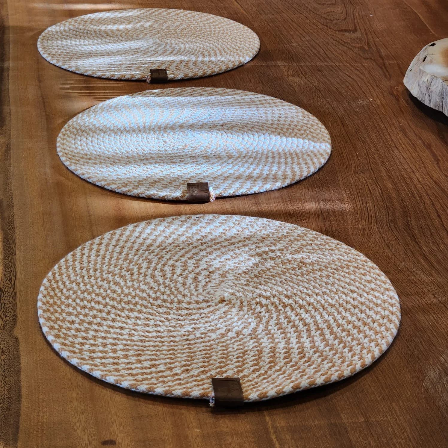 Sousplat Redondo Algodão de Corda