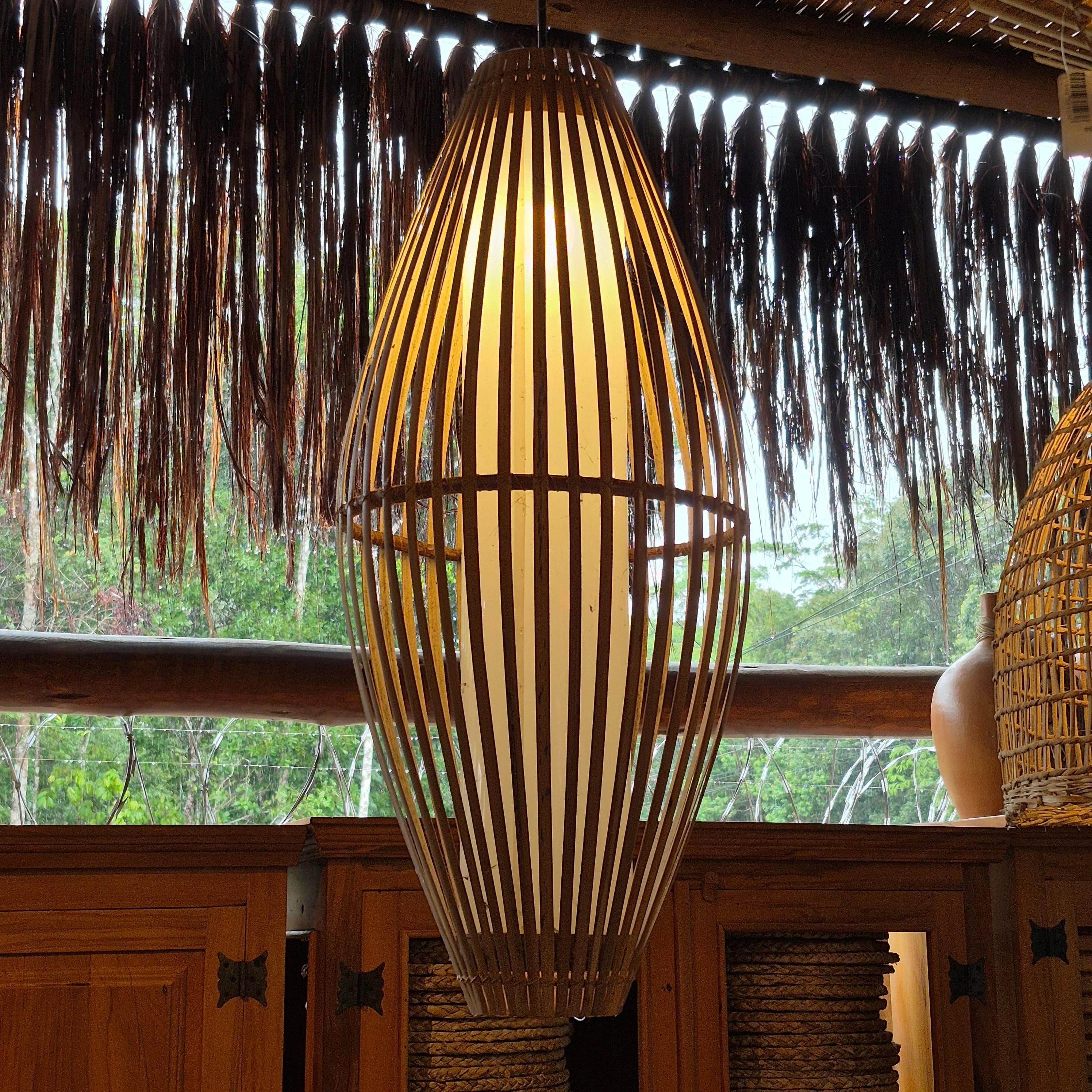 Luminária Balão com Acetato - 3 Tamanhos.