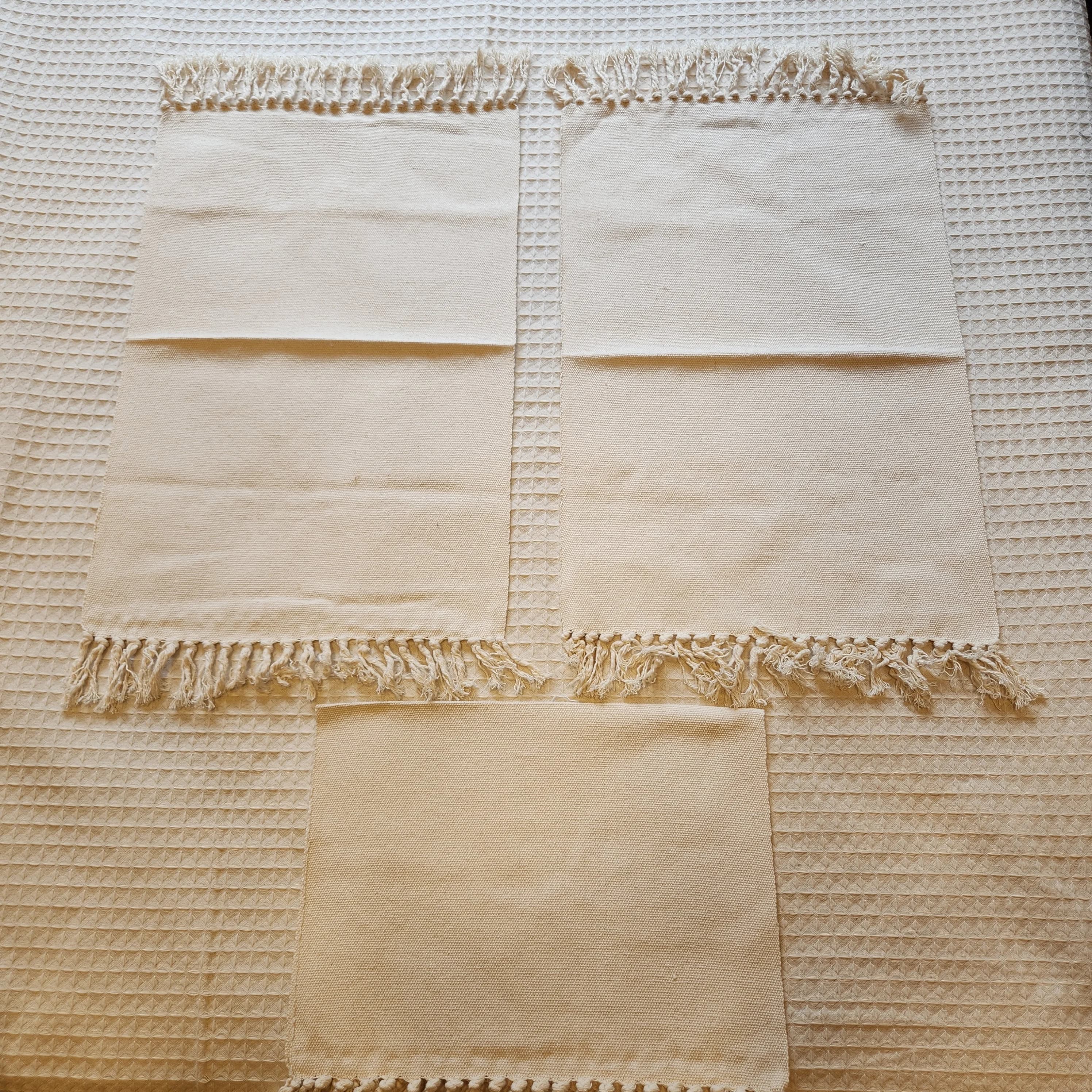 Kit Três Tapetinhos de Porta Simples