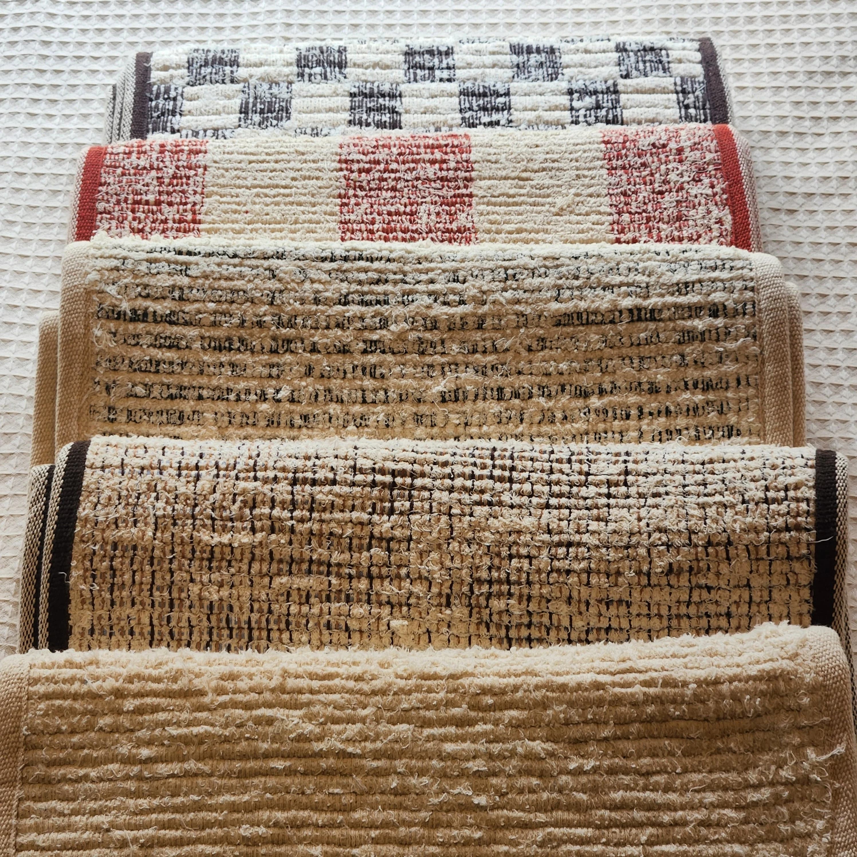 Kit 3 Peças Tapetes e Passadeira Algodão