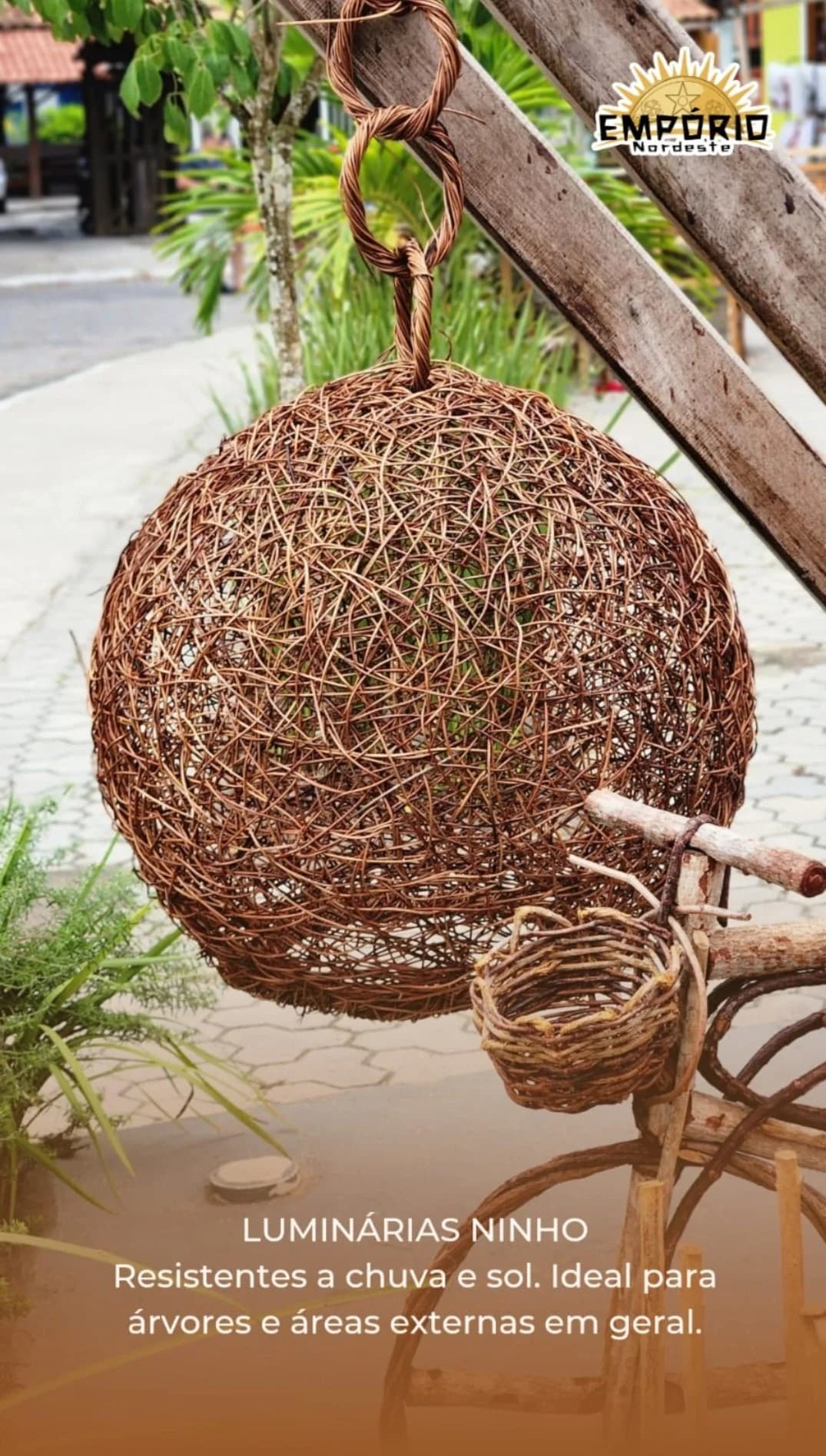 Luminária Ninho Cipó