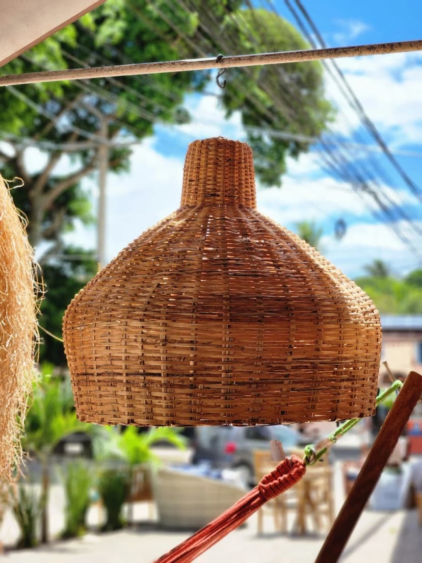 Luminária Taça Funda Dendê