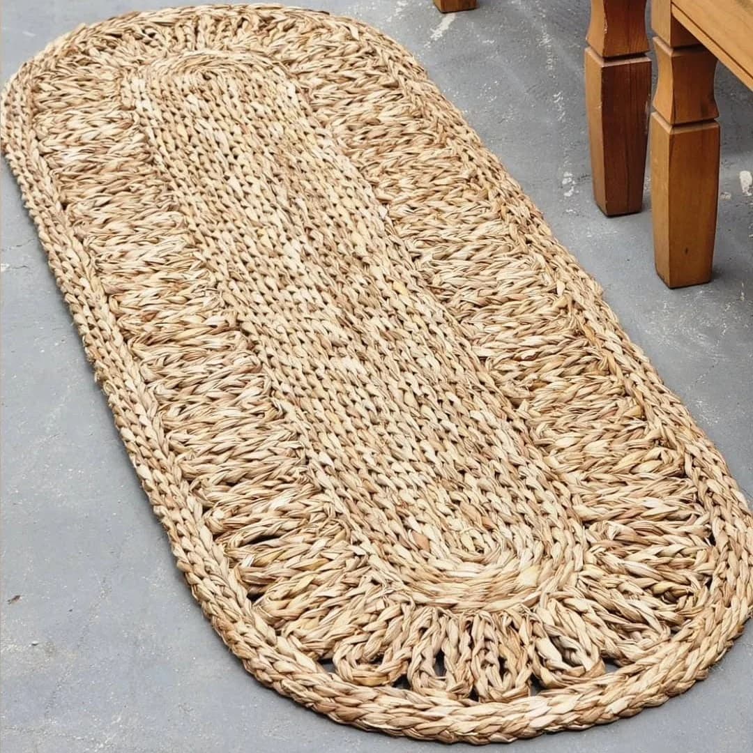 Passadeira Oval de Taboa