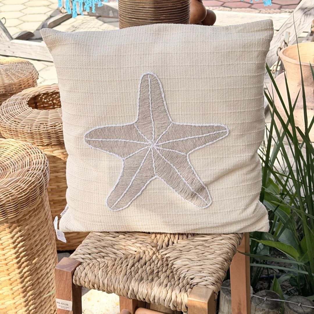 Capa de almofada Estrela do mar 50x50cm 