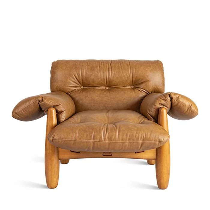 Poltrona Mole Couro Legítimo