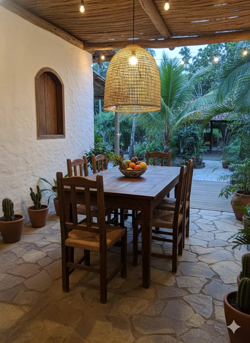 Luminária Gaiola Cipó Amber GG