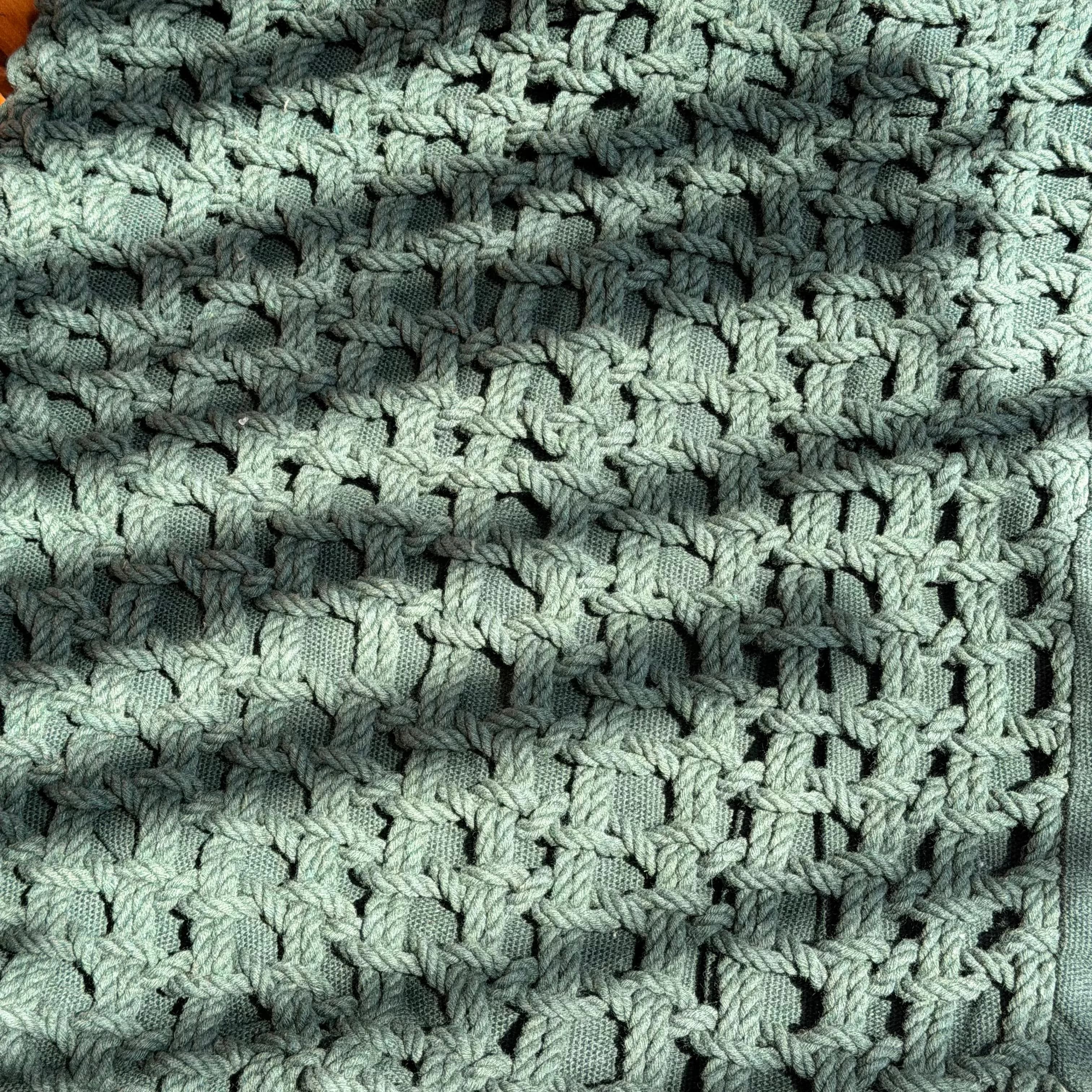 Capa de almofada Corda 2/2 Trançada 45x45cm 2