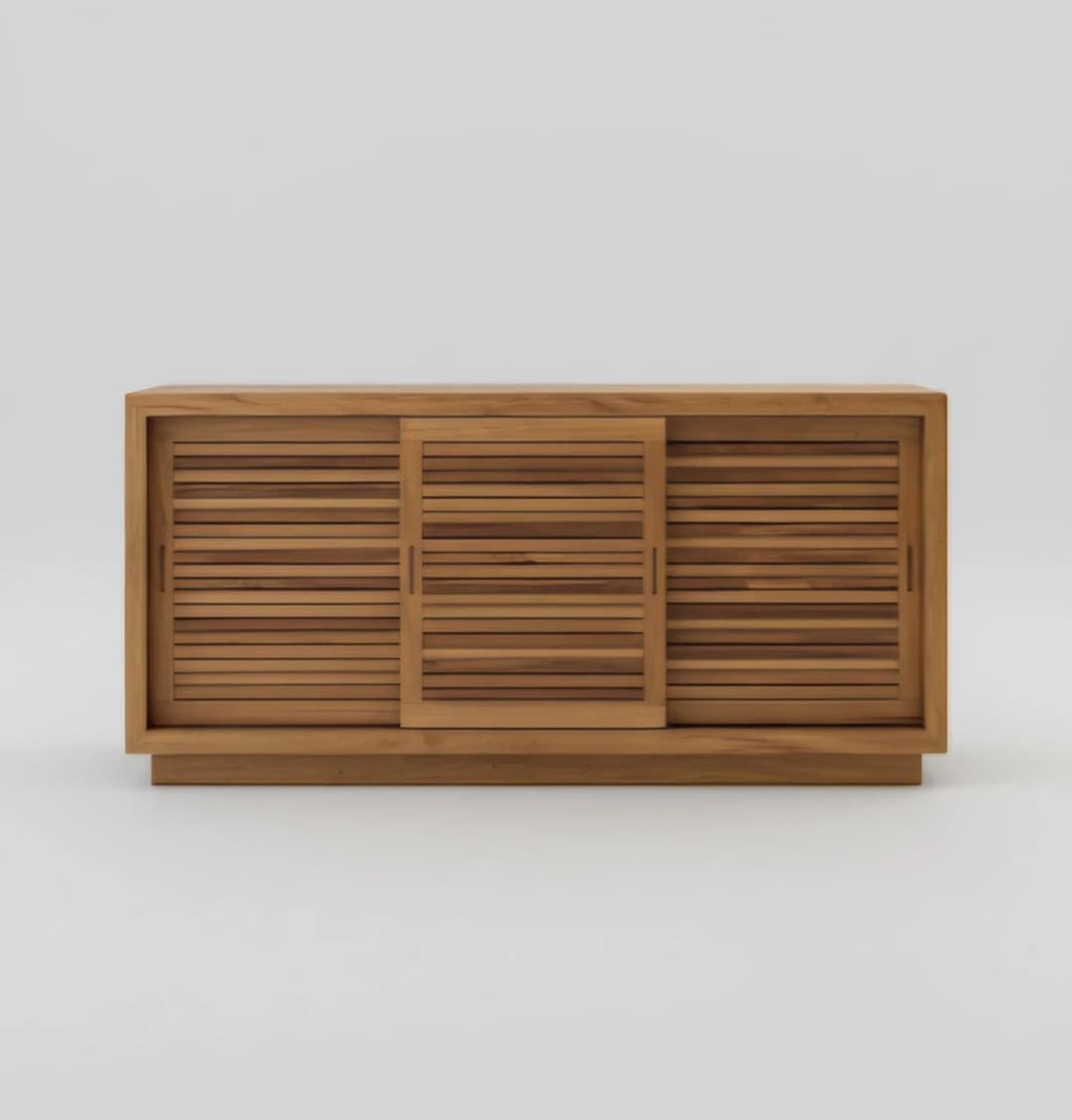 Aparador Buffet Peroba Rosa Ripado.