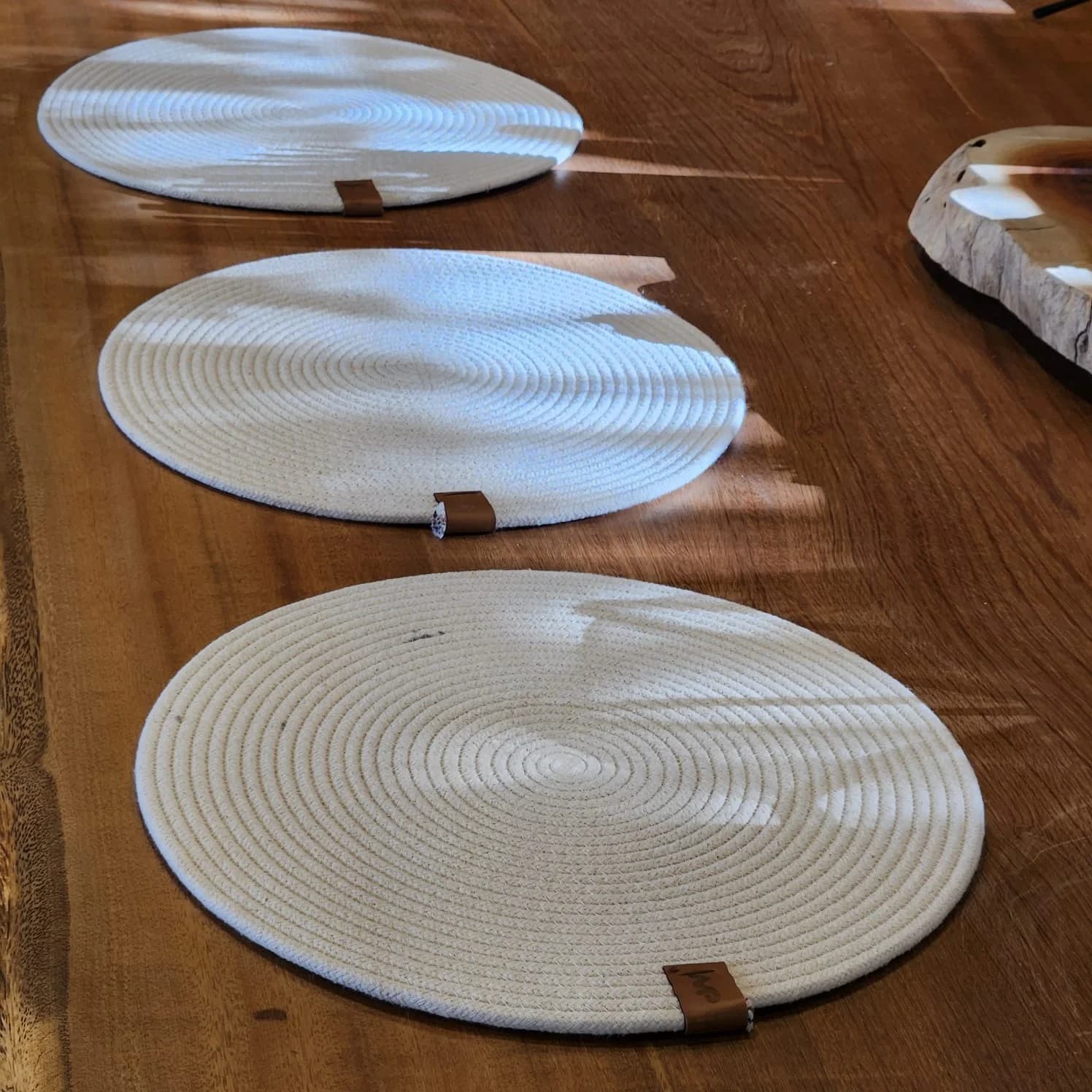 Sousplat Redondo Algodão de Corda