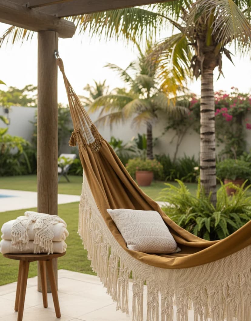 Rede de Descanso Ipanema Macramê