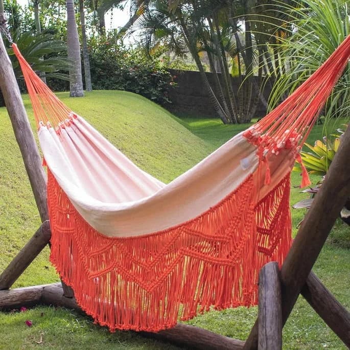 Rede de Descanso Trancelim laranja