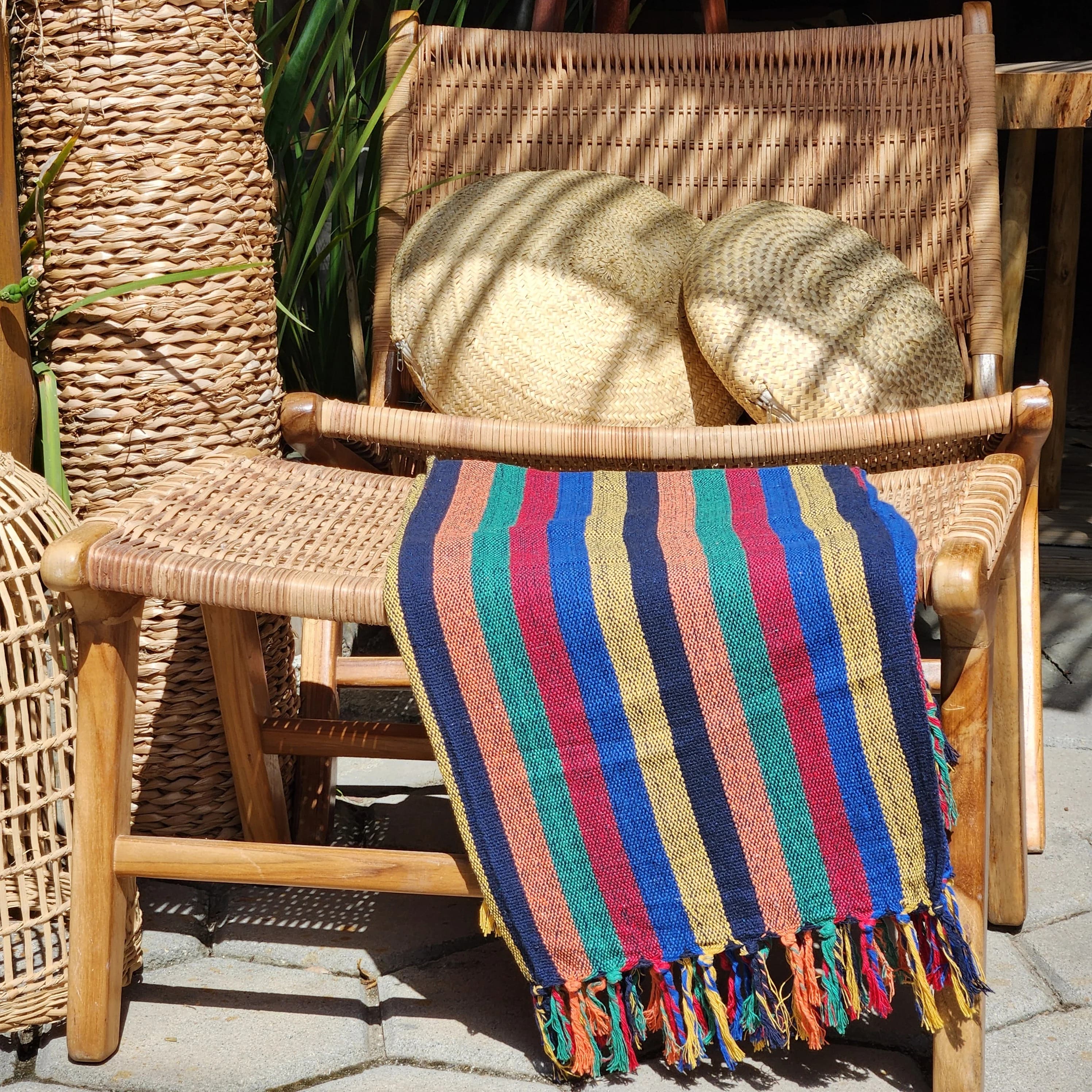 Manta Xale Colorido 1,40 x 1,40cm