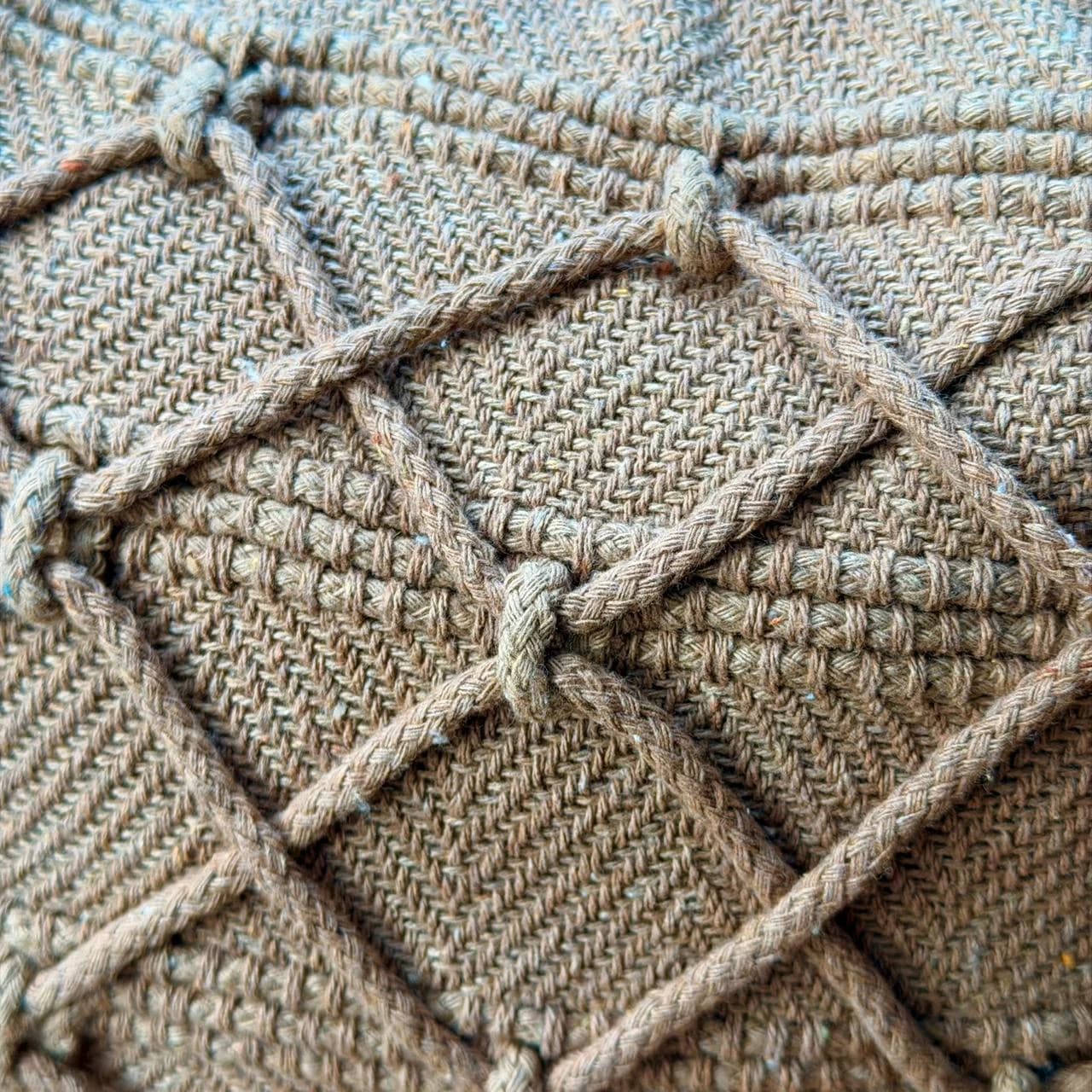 Capa de almofada Cruzadas Caramelo 50X50 2