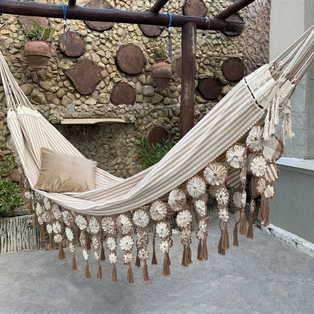 Rede de Descanso king Fuxico Tanga